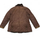 Barbour Oilskin Brown Nova Check Cuffed Womens Jacket (16)