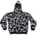 Raw Blue Vintage Boot Print Hoodie