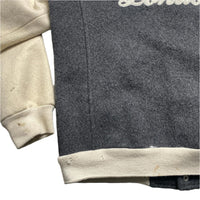 Palace London Wool Bomber Jacket Grey and White (XL)
