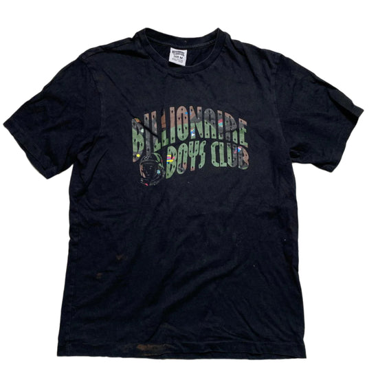 Billionaire Boys Club Black Camouflage Logo T Shirt (M)