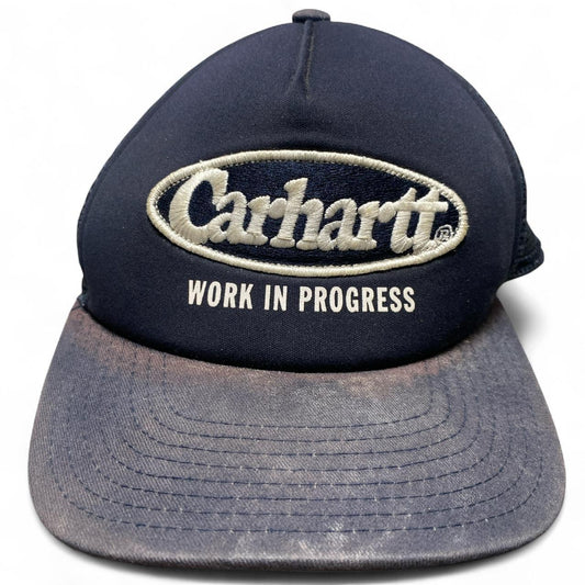 Carhartt Navy and White Trucker Cap