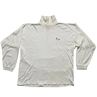 Paco Vintage White Turtle Neck Long Sleeve Jumper (M)