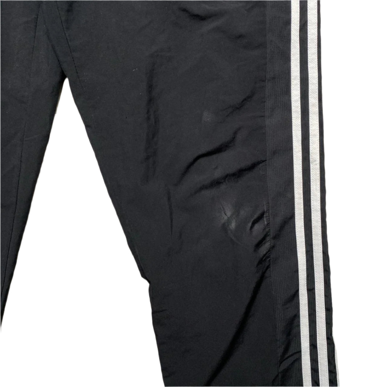 Adidas Climalite Sports Essentials Black and White Shell Trackpant Baggy Bottoms (M)
