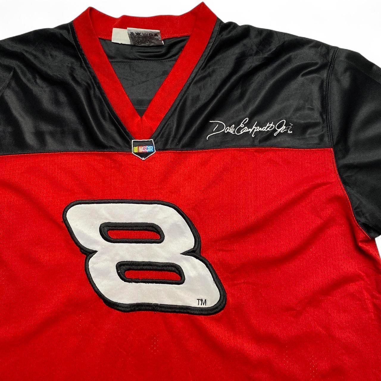 NASCAR Vintage y2k Dale Earnhardt Jr Red and Black Jersey (XL)