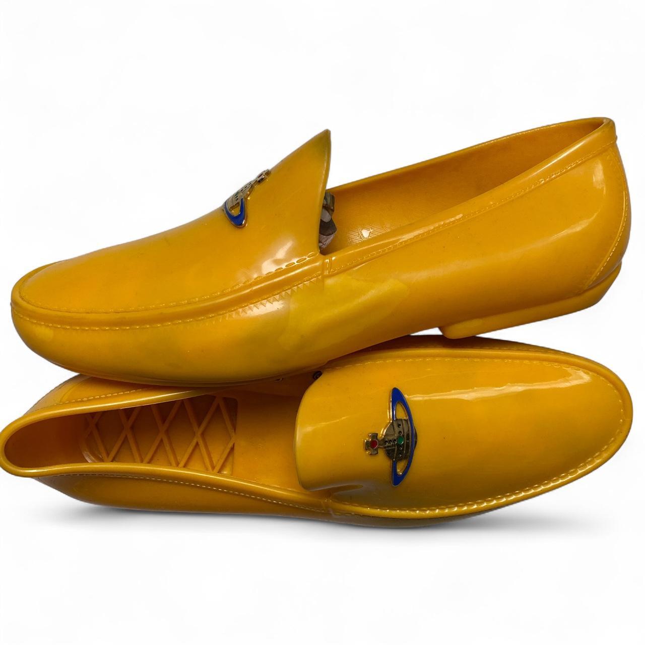 Vivienne Westwood Rubber Yellow Loafers (UK 11)