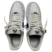 Nike Air Force 1 White and Black (UK 10)