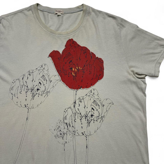 Paul Smith Flower T Shirt Light Blue (2XL)