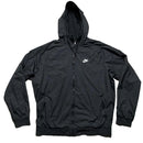 Nike Black and White Shell Windbreaker Jacket (XL)