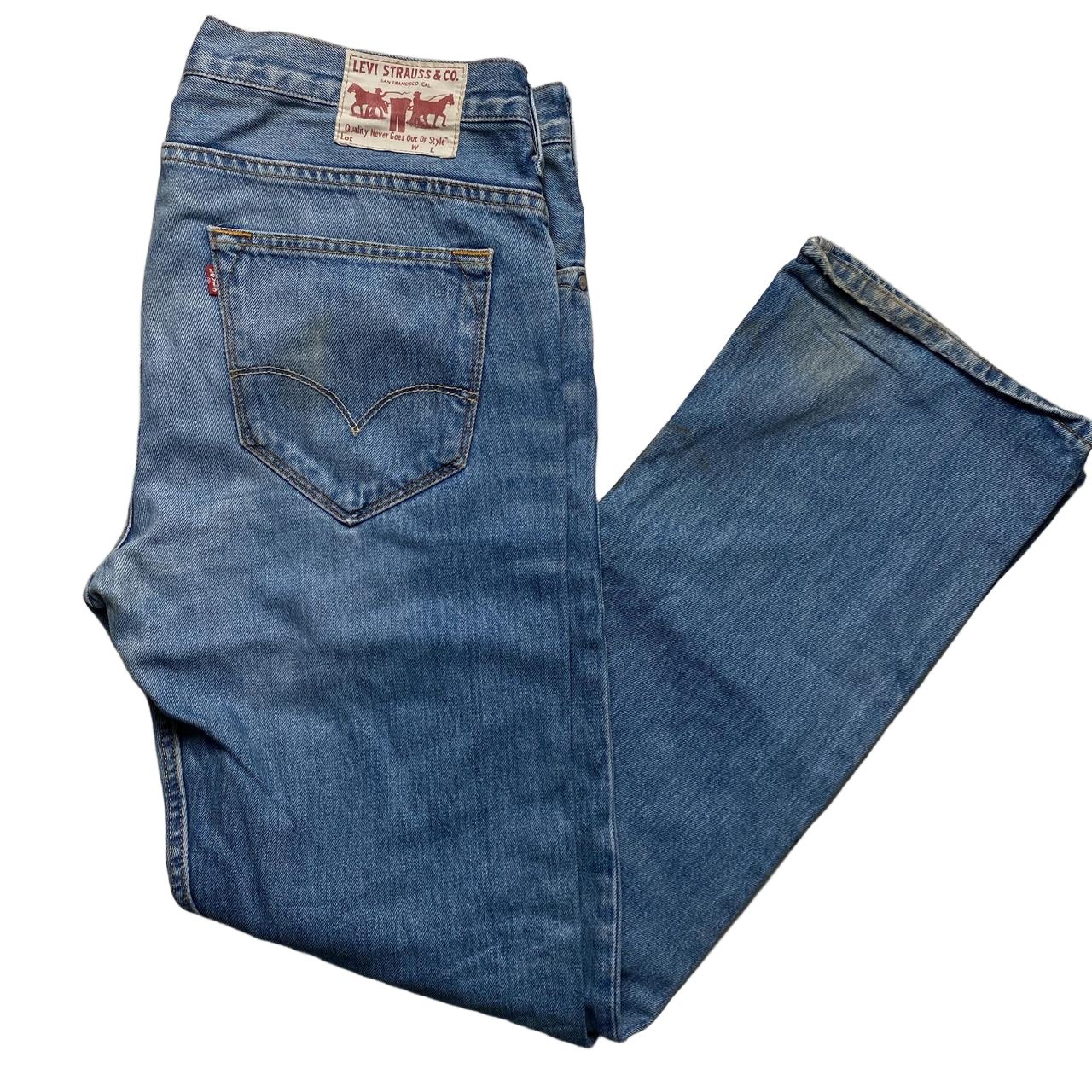 Levis Vintage Light Blue Jeans (38W)