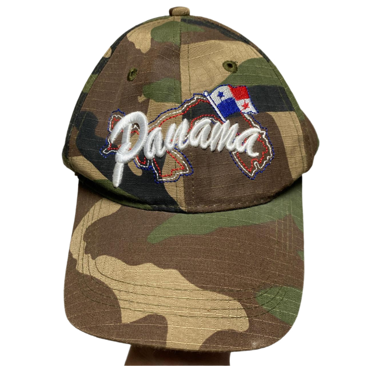 Panama Green Camouflage Cap
