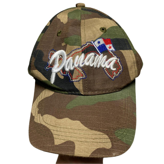 Panama Green Camouflage Cap