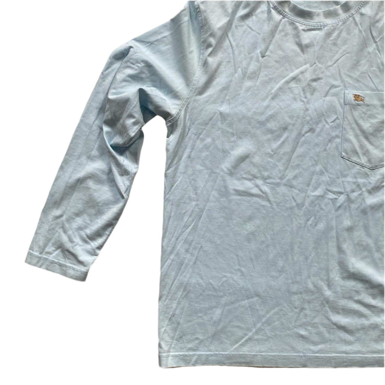 Burberry London Blue Long Sleeve T-Shirt (M)