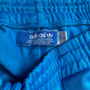 Adidas Originals Blue and White Tracksuit Bottoms (M)