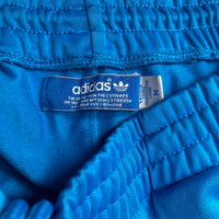 Adidas Originals Blue and White Tracksuit Bottoms (M)