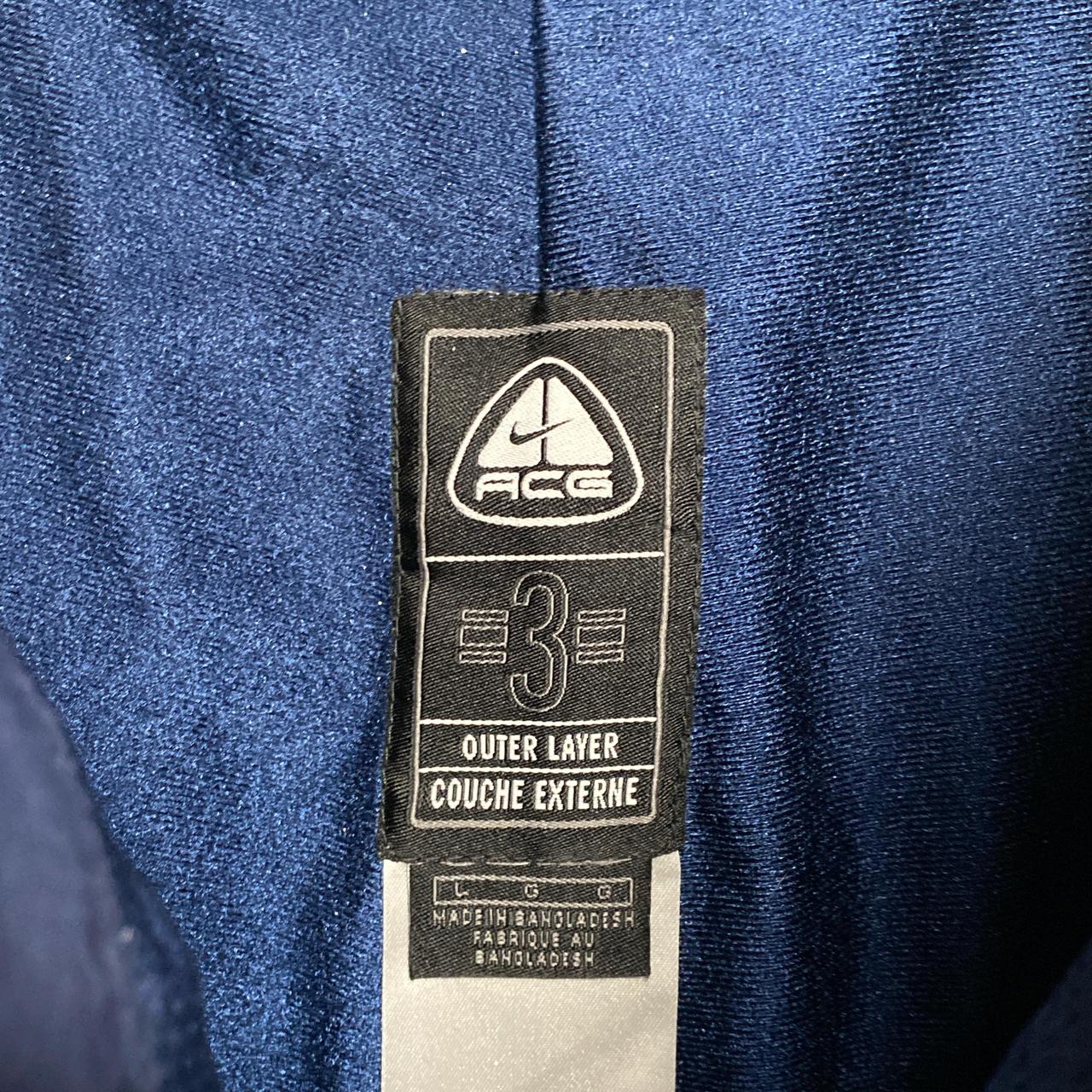 Nike ACG Vintage y2k Navy and Grey Snopant Cargo Ski Trousers