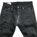 Levis 502 Slim Fit Black Jeans (32W)