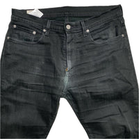 Levis 502 Slim Fit Black Jeans (32W)