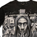 G Unit Vintage 90’s Y2K Graffiti Graphic Black and Grey Long Sleeve T Shirt