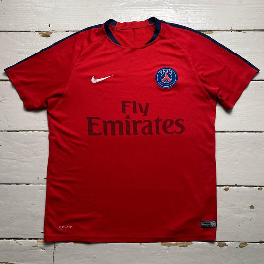 Nike PSG Red Vintage Football Jersey