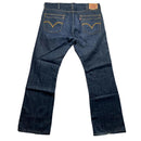Levis 527 Vintage Gold Swoosh Baggy Navy Jeans (38W)