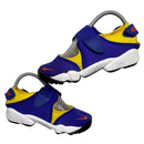 Nike Air Rift Tabi Split Toe Blue Yellow and Red (UK 3.5)