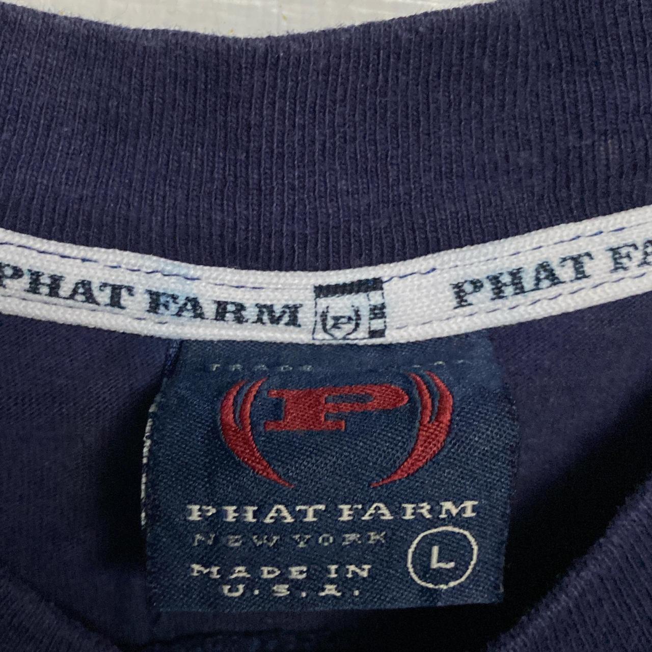 Phat Farm Ski Navy Long Sleeve T Shirt (S)