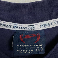Phat Farm Ski Navy Long Sleeve T Shirt (S)
