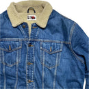 Tommy Hilfiger Lewis Hamilton Navy Denim Sherpa Lined Jacket (2XL)