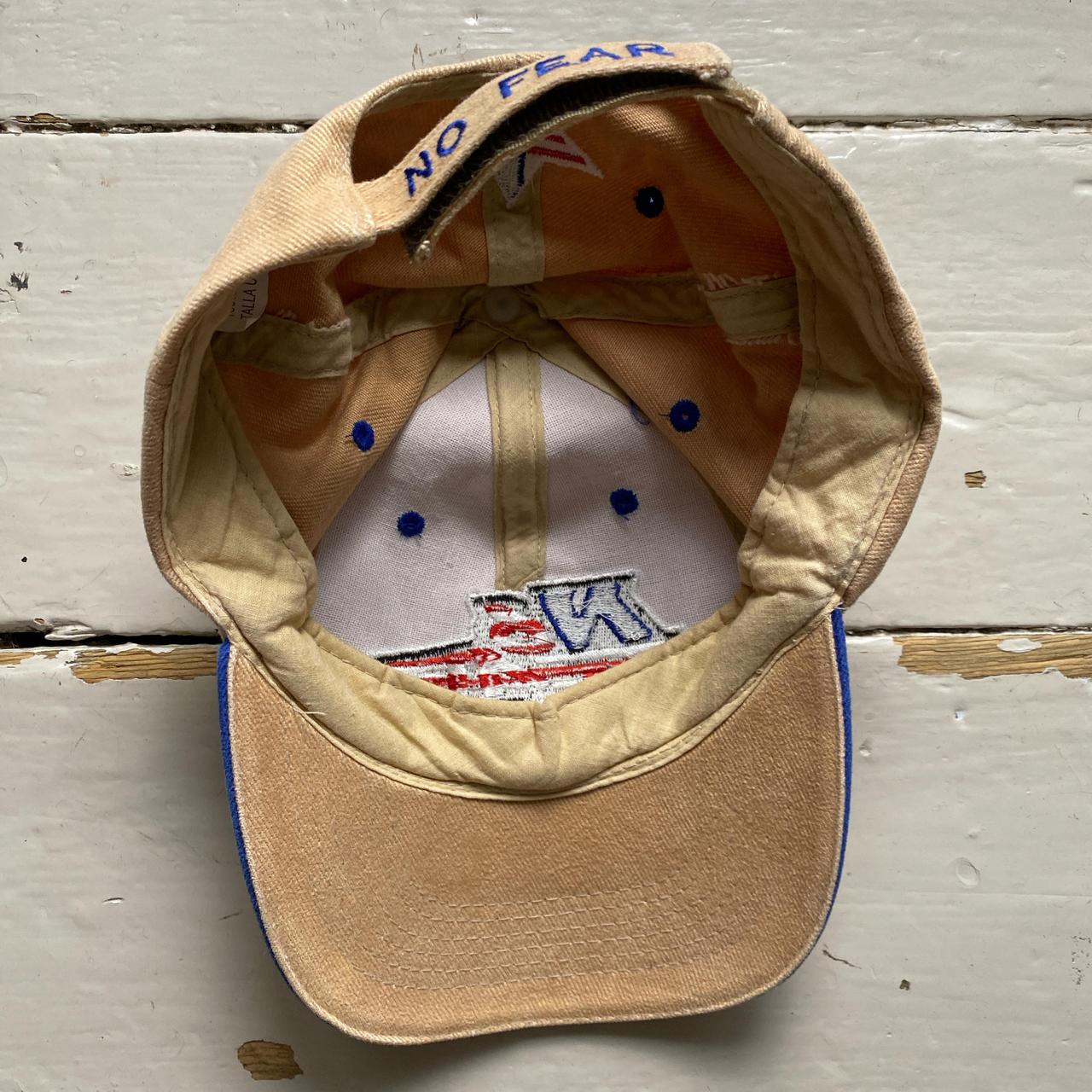 No Fear USA Storm Eyes Vintage Cream Cap