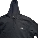 Nike Swoosh Black and White Hoodie (XL)