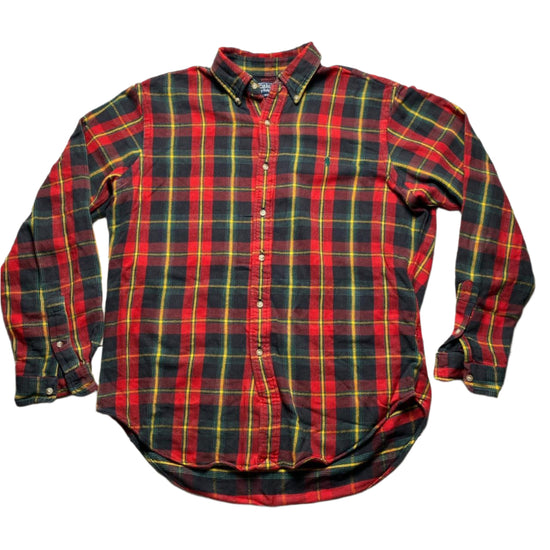 Polo Ralph Lauren Plaid Long Sleeve Heavy Shirt (L)