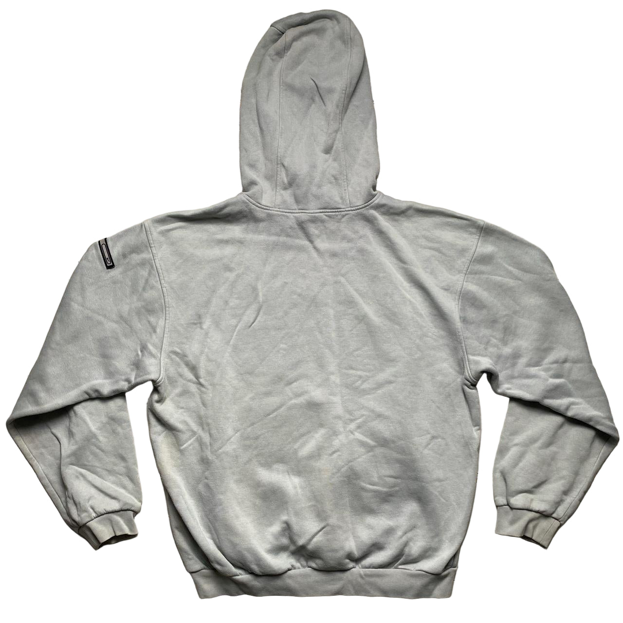 Nike Centre Swoosh Y2K Vintage Light Baby Blue Hoodie (M)