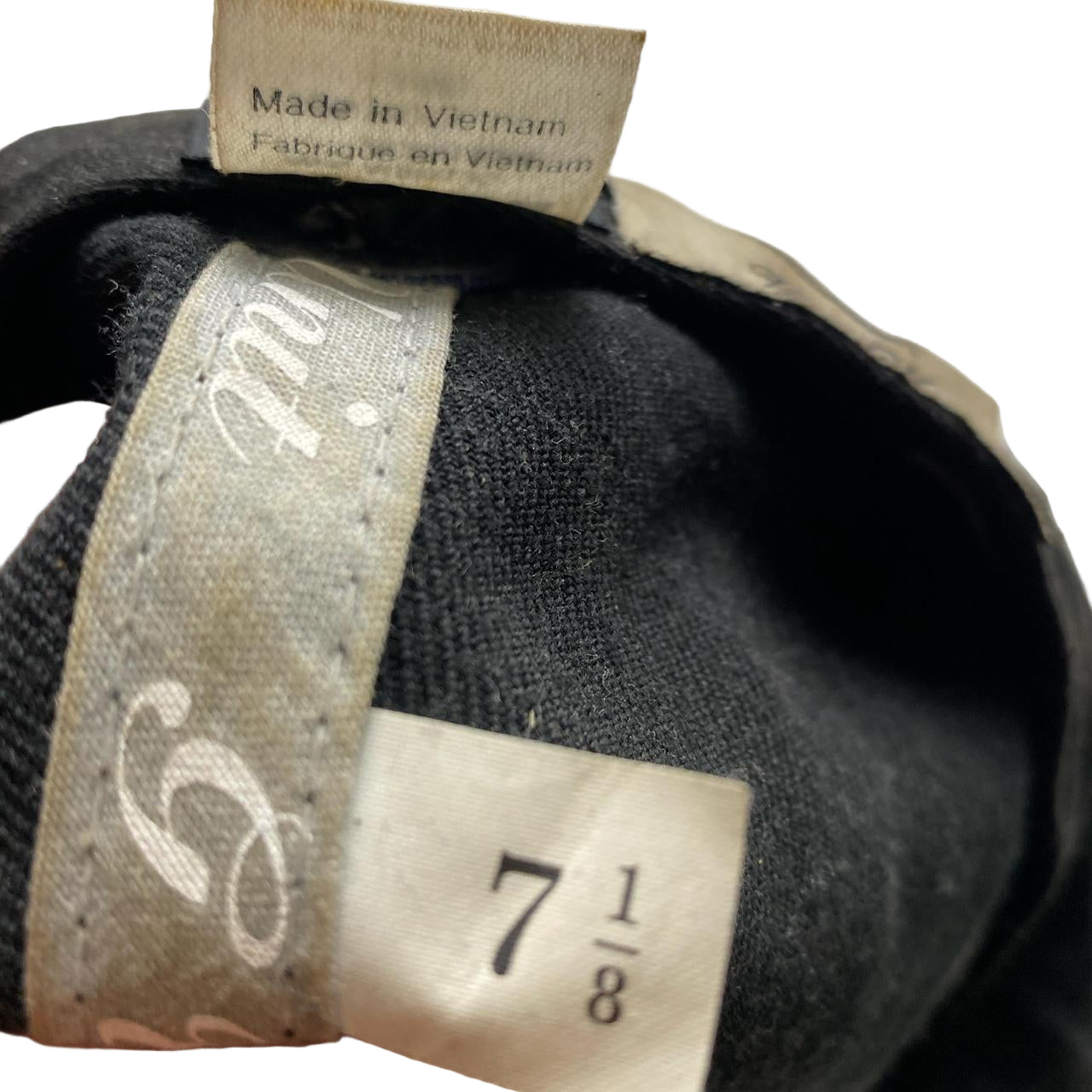 G Unit 50 Cent Vintage Fitted Cap Black and White