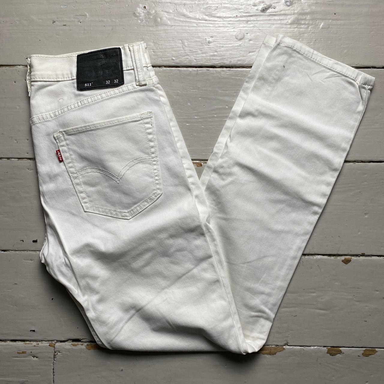 Levis 511 White Slim Jeans