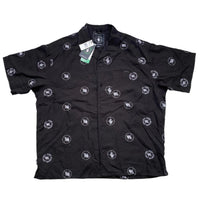 Element Skateboards Public Enemy Black and White Short Sleeve Shirt (M)