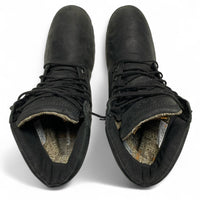 Timberland Black High Top Nubuck Leather Boots