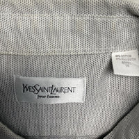 Yves Saint Laurent YSL Vintage Grey Long Sleeve Shirt (L)