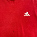 Adidas Red and White Stripe Jumper (L)