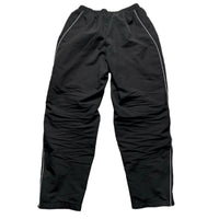 Umbro Vintage Black and Grey Shell Trackpant Baggy Bottoms (L)