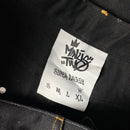 Minus Two Super Baggy Black and Gold Sequin Embroidery Jeans (38W)