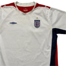 England Umbro Vintage White Football Jersey (L)