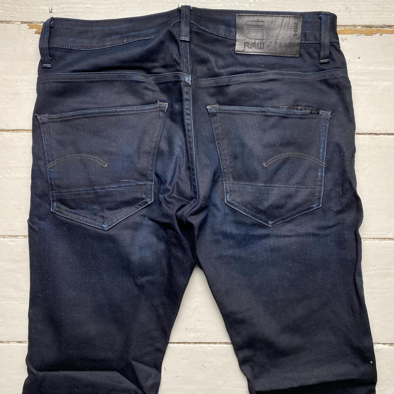 G Star Navy 3301 Slim Jeans