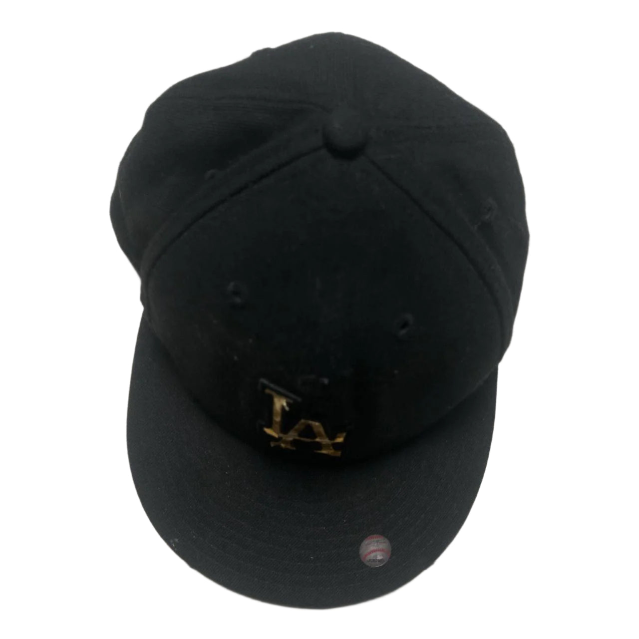 New Era LA Dodgers Black and Gold Fitted Hat