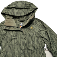 Nike ACG Green Striped Forestry Print Ski Jacket (L)