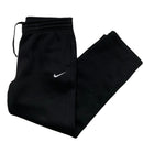 Nike Black and White Swoosh Baggy Bottoms (2XL)
