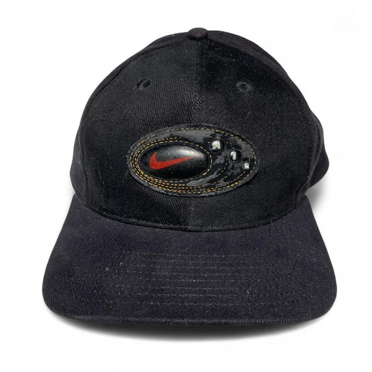 Nike Air Vintage 90’s Black and Red Swoosh Cap