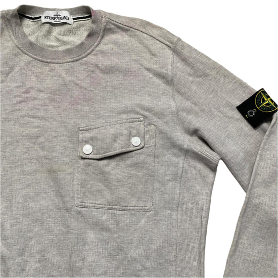 Stone Island Grey Crewneck Jumper (L)