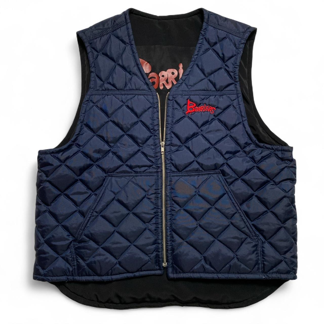 Barriers 2017 The Warriors Navy and Red Quilted Gilet (2XL)