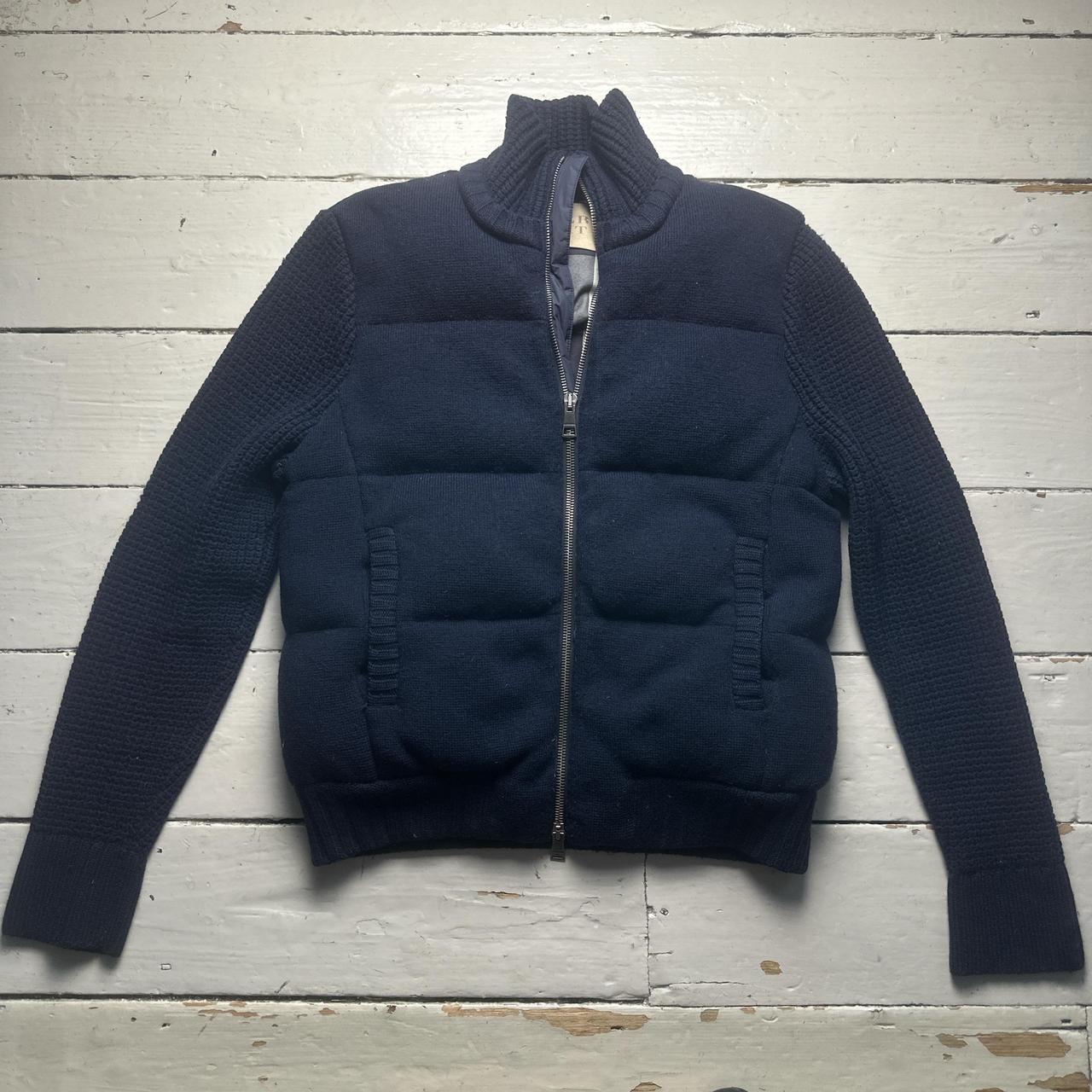 Burberry Brit Navy Knit Puffer Jacket