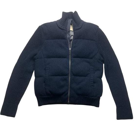 Burberry Brit Navy Knit Puffer Jacket (L)